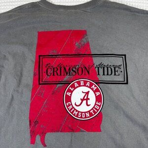 Alabama Crimson Tide Comfort Colors Gray Short-Sleeve T-Shirt Mens Size L